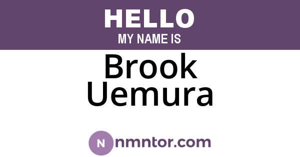 Brook Uemura