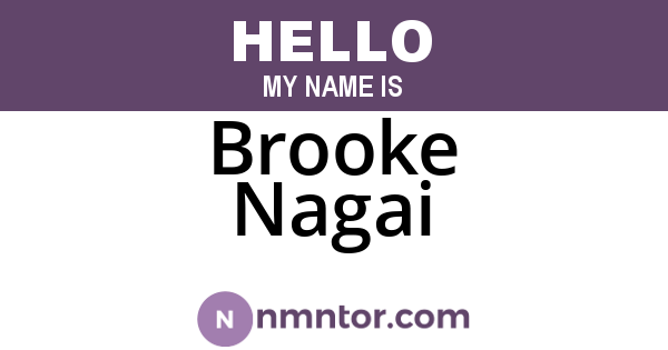 Brooke Nagai