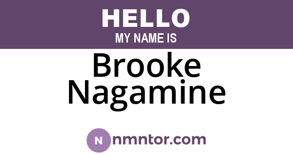 Brooke Nagamine