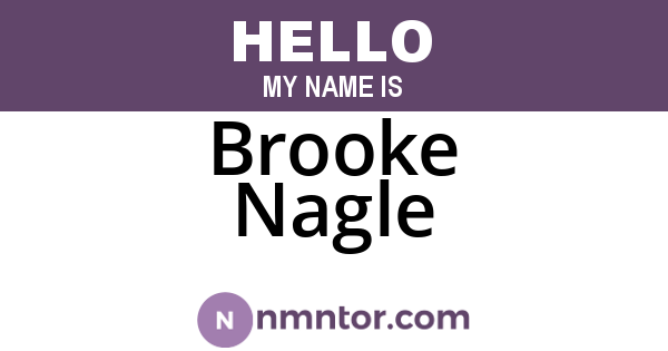 Brooke Nagle