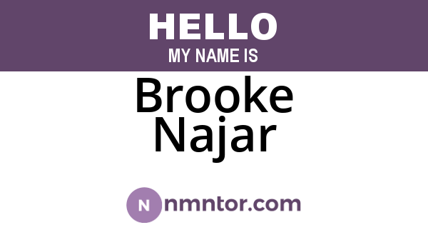 Brooke Najar