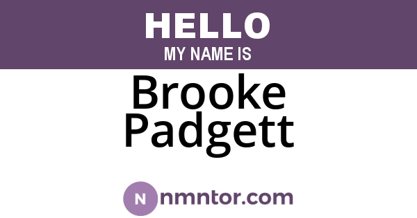 Brooke Padgett