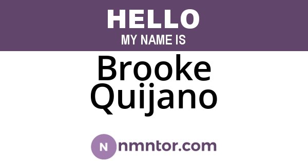 Brooke Quijano