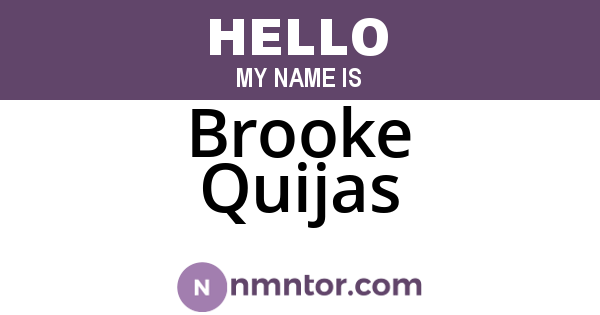 Brooke Quijas