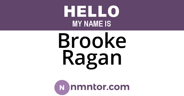 Brooke Ragan