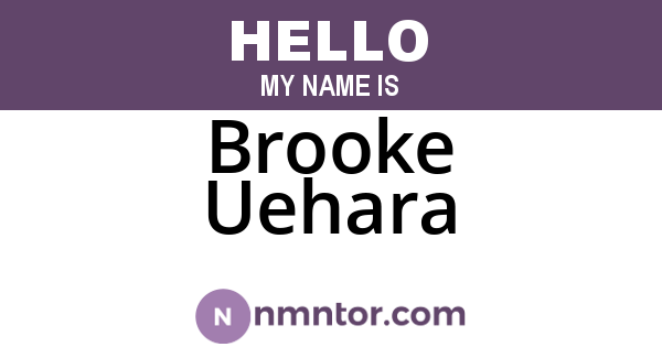 Brooke Uehara