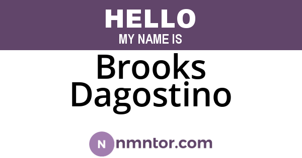 Brooks Dagostino
