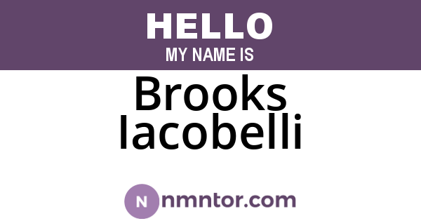 Brooks Iacobelli