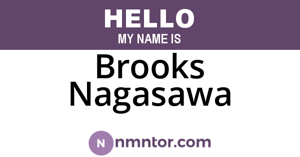 Brooks Nagasawa