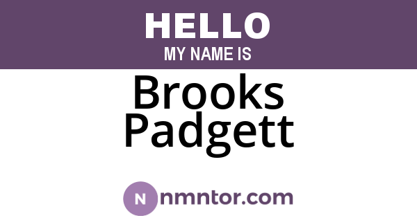 Brooks Padgett