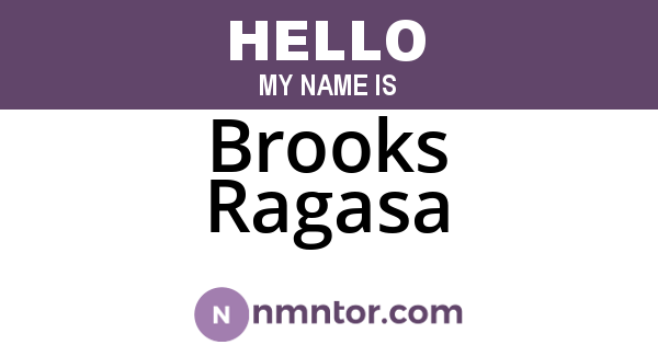 Brooks Ragasa