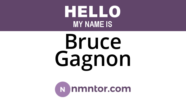 Bruce Gagnon