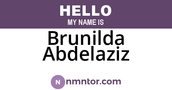 Brunilda Abdelaziz