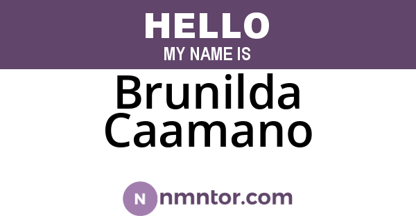 Brunilda Caamano