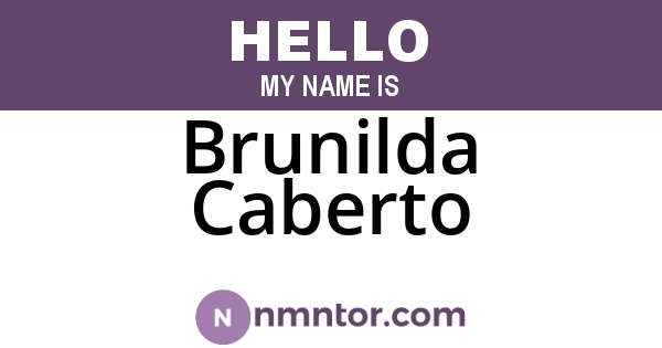 Brunilda Caberto