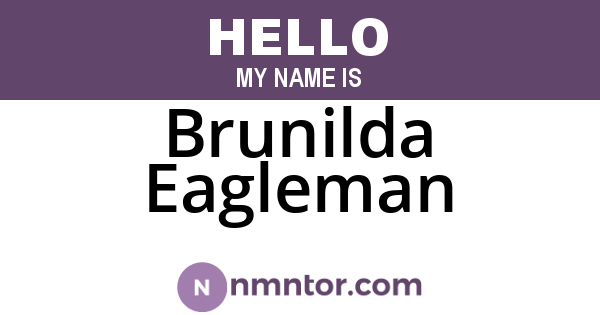 Brunilda Eagleman