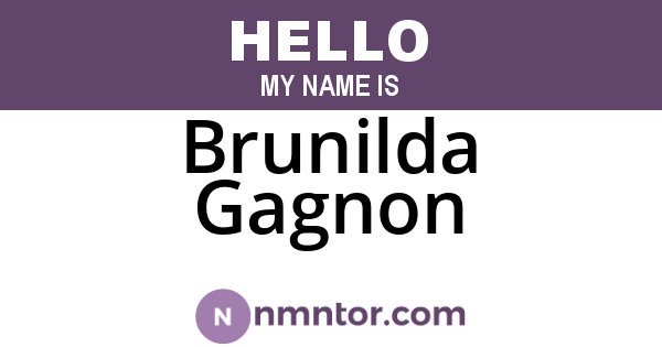 Brunilda Gagnon