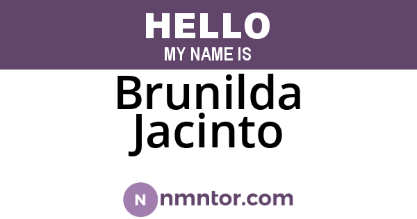 Brunilda Jacinto