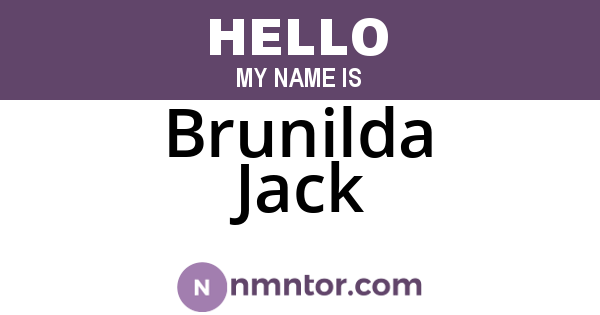 Brunilda Jack