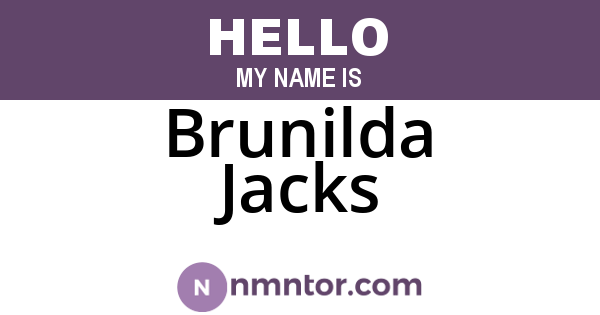 Brunilda Jacks