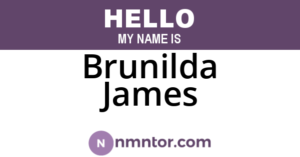 Brunilda James