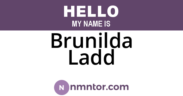 Brunilda Ladd