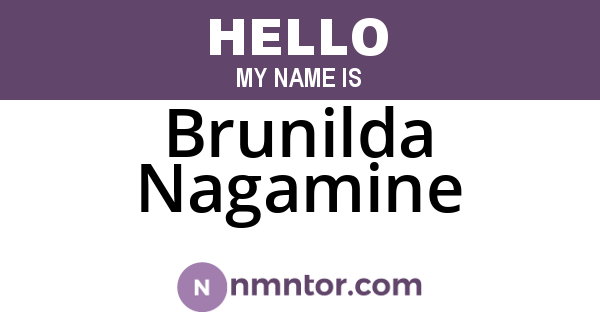 Brunilda Nagamine