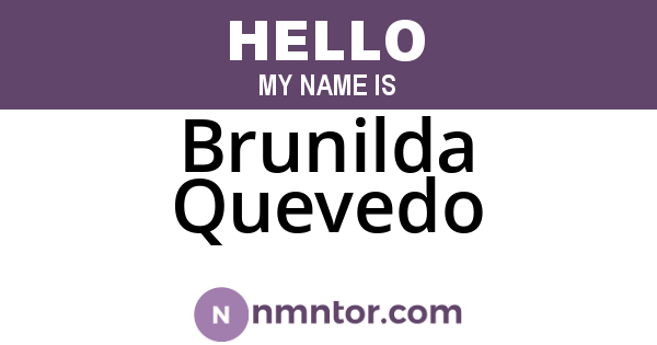 Brunilda Quevedo