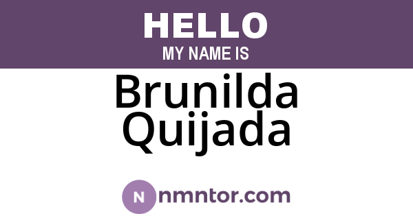 Brunilda Quijada