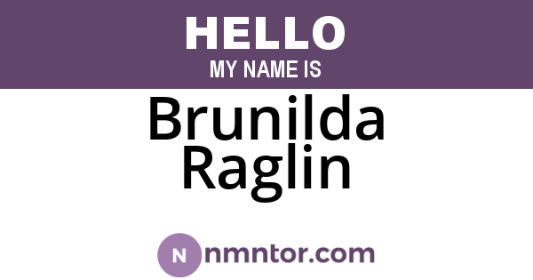 Brunilda Raglin