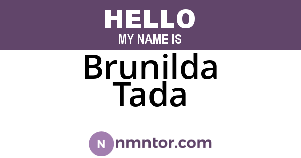 Brunilda Tada