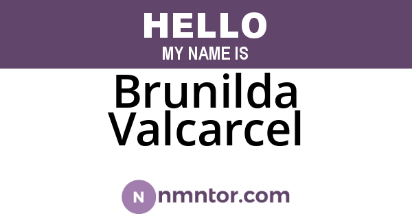 Brunilda Valcarcel
