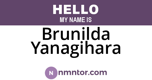 Brunilda Yanagihara