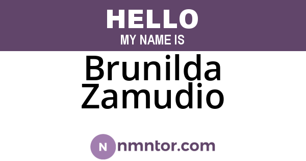 Brunilda Zamudio