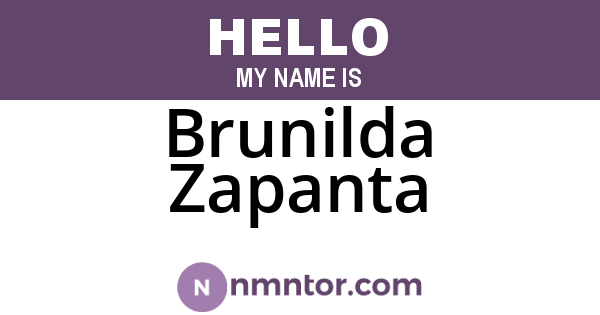 Brunilda Zapanta