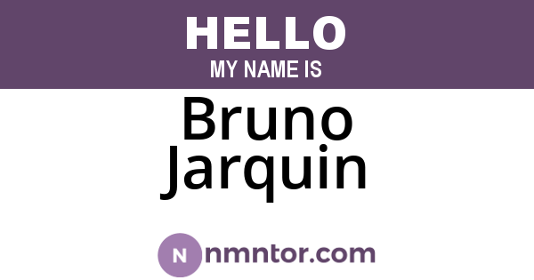 Bruno Jarquin