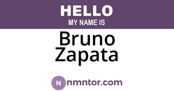Bruno Zapata
