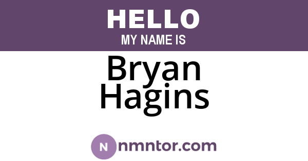 Bryan Hagins