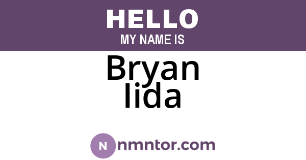 Bryan Iida