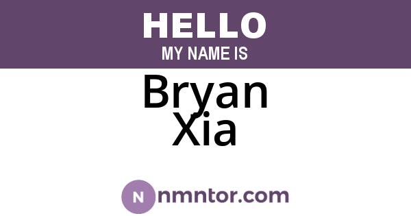 Bryan Xia