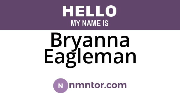Bryanna Eagleman