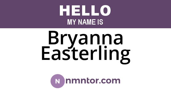 Bryanna Easterling