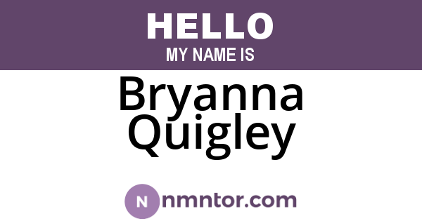 Bryanna Quigley