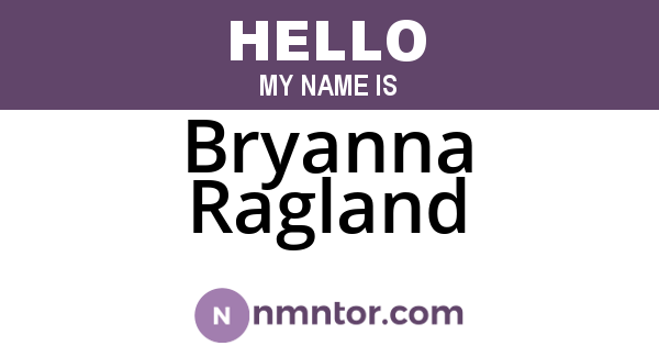 Bryanna Ragland