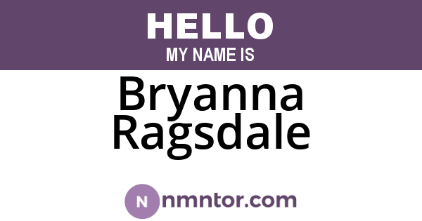 Bryanna Ragsdale
