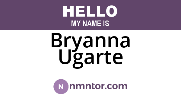 Bryanna Ugarte