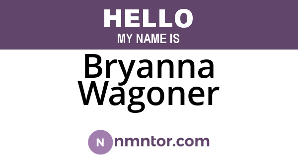 Bryanna Wagoner