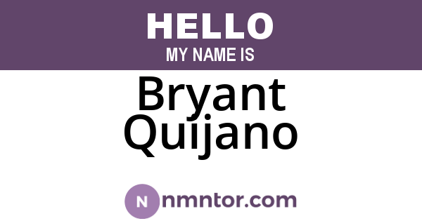 Bryant Quijano
