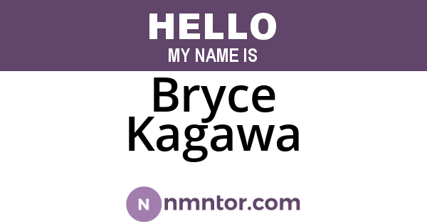 Bryce Kagawa