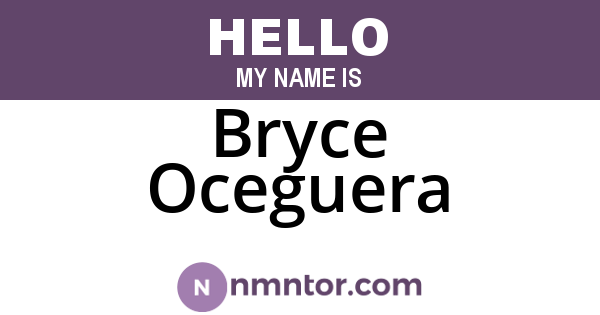 Bryce Oceguera